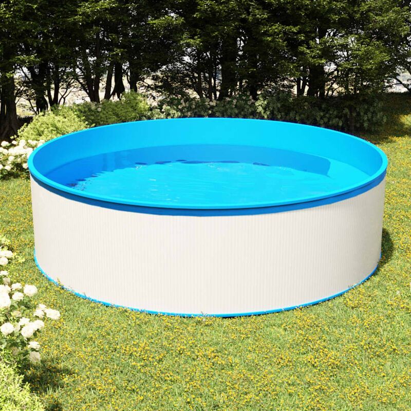 

Happyshopping - Piscina de chapoteo blanca 350x90 cm