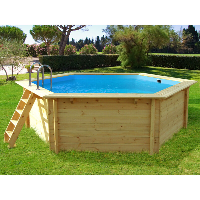 Piscina De Madera &Quot;Hawai&Quot; - 4.10 X 1.18 M