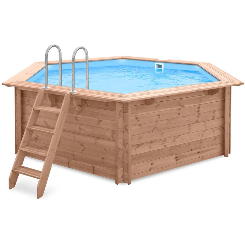 Obya - Piscina De Madera Luxe Hexa D.430 X 116 Cm Kit Completo