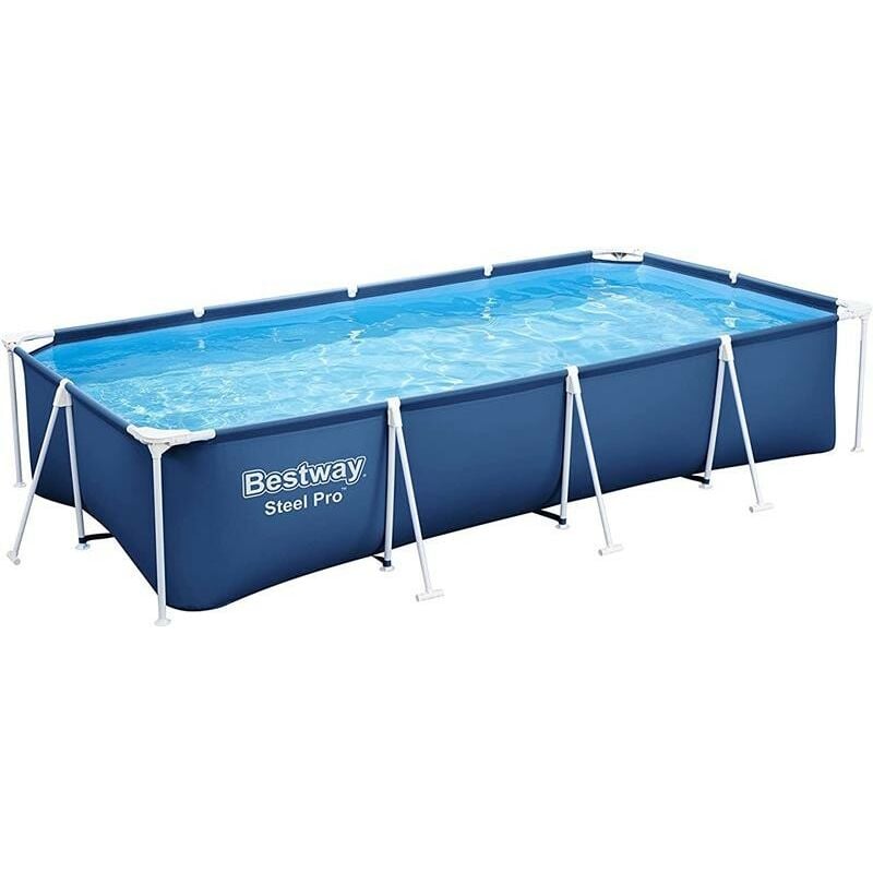 Image of Bestway - piscina fuori terra steel pro rettangolare 400X211X81CM blu