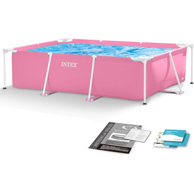 Piscina Desmontable Intex Small Frame Familiar 28266Np Rosa 220 X 60 X 150 Cm
