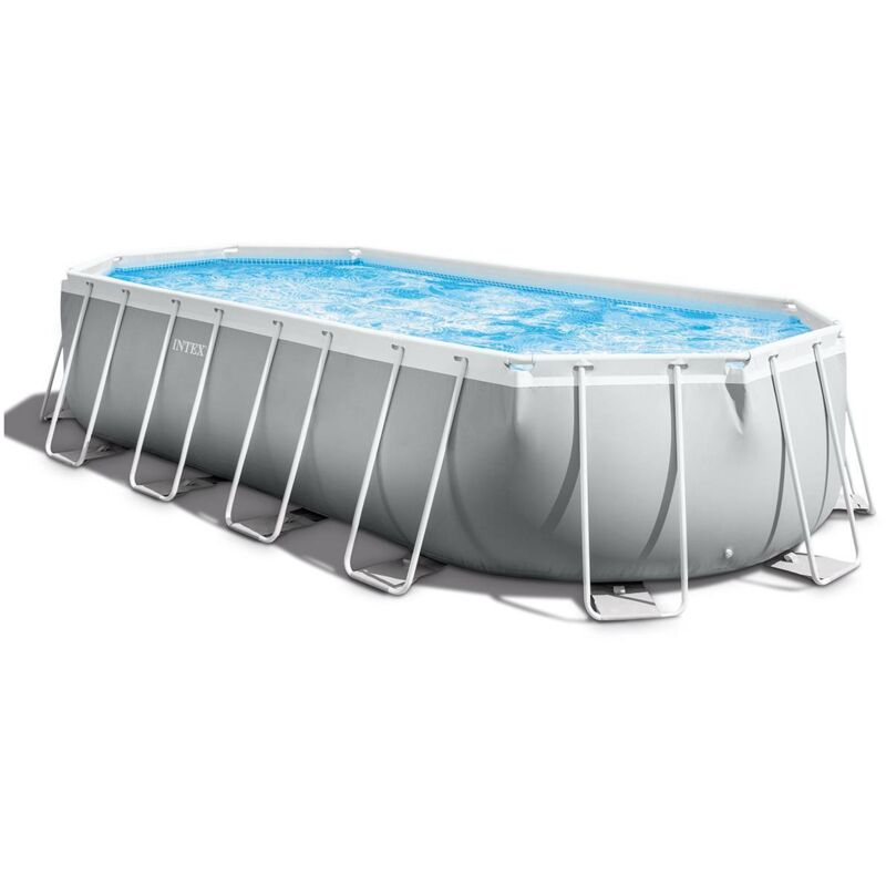 Piscina Elevada Desmontable Intex 26798 Ovalada 610X305X122Cm Prism Frame