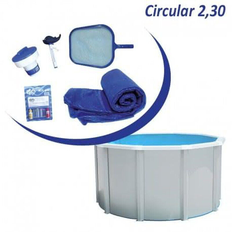 Toi - Piscina Elevada Canarias 550X120 8886 Con Kit De Verano Y Tapiz Ref 8482