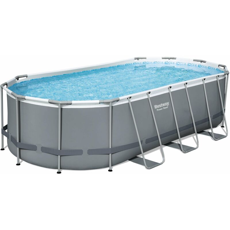 

Piscina Pvc 549x274x122cm Cart Gr Power Steel Ov 567 - Bestway