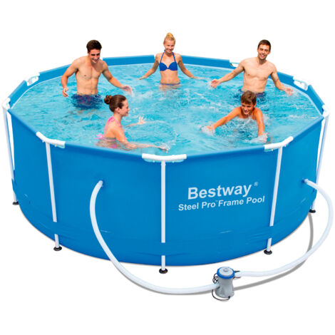 Piscina Desmontable Tubular Bestway Steel Pro 305x100 Cm