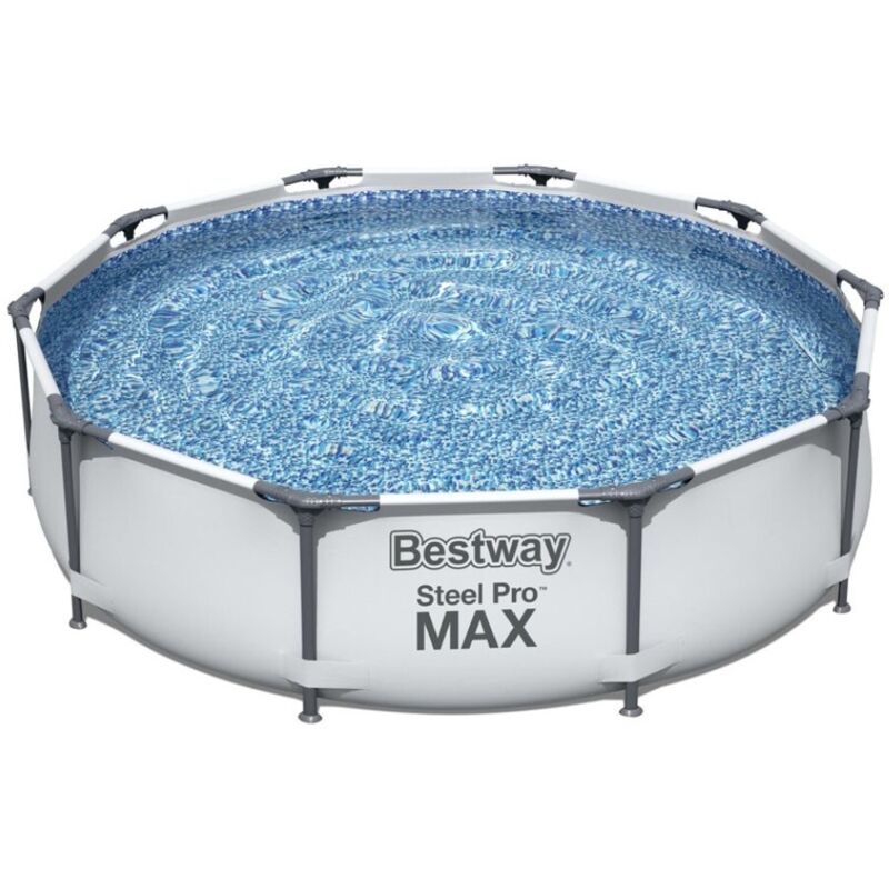 56408 - Piscina Desmontable Tubular Steel Pro Max 305X76 Cm Con Depuradora De Cartucho 1.249 Litros/Hora - Bestway