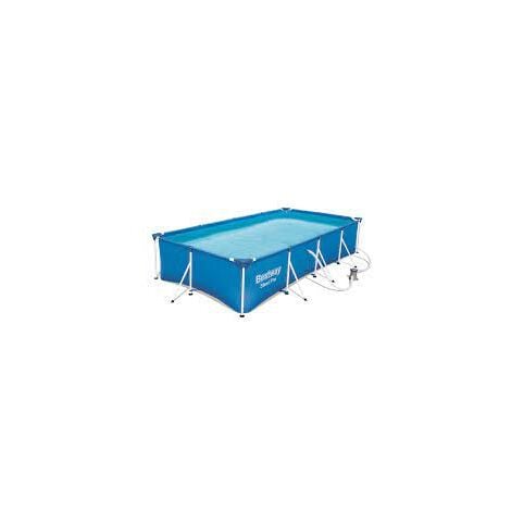 Piscina Desmontable Tubular Infantil BESTWAY Family Splash Frame Pool 400x211x81 cm Depuradora de cartucho de 1.249 litros/hora