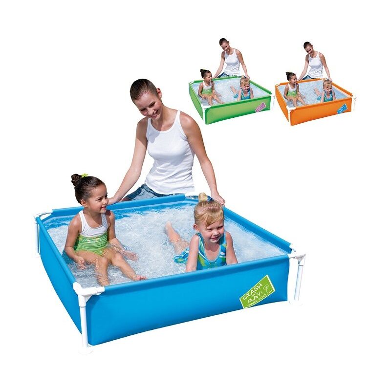 

Piscina infantil cuadrada 122x122x30 cm.