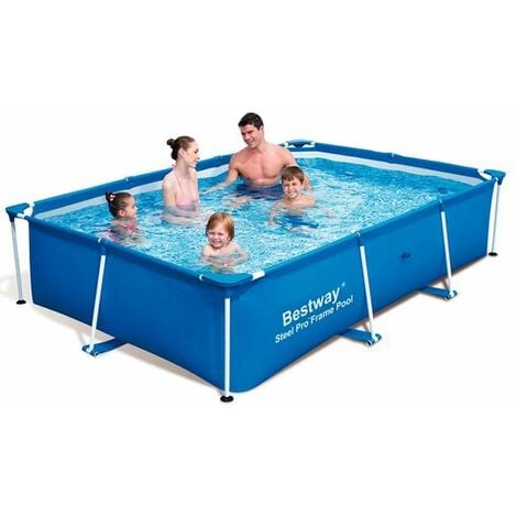 EDM Piscina Desmontable Tubular Infantil BESTWAY Steel Pro 259x170x61 cm - 56403