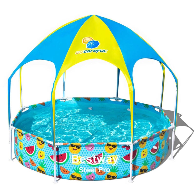 

Piscina Desmontable Tubular Infantil Splash-In-Shade 244x51 cm con Parasol - 56432 - Bestway