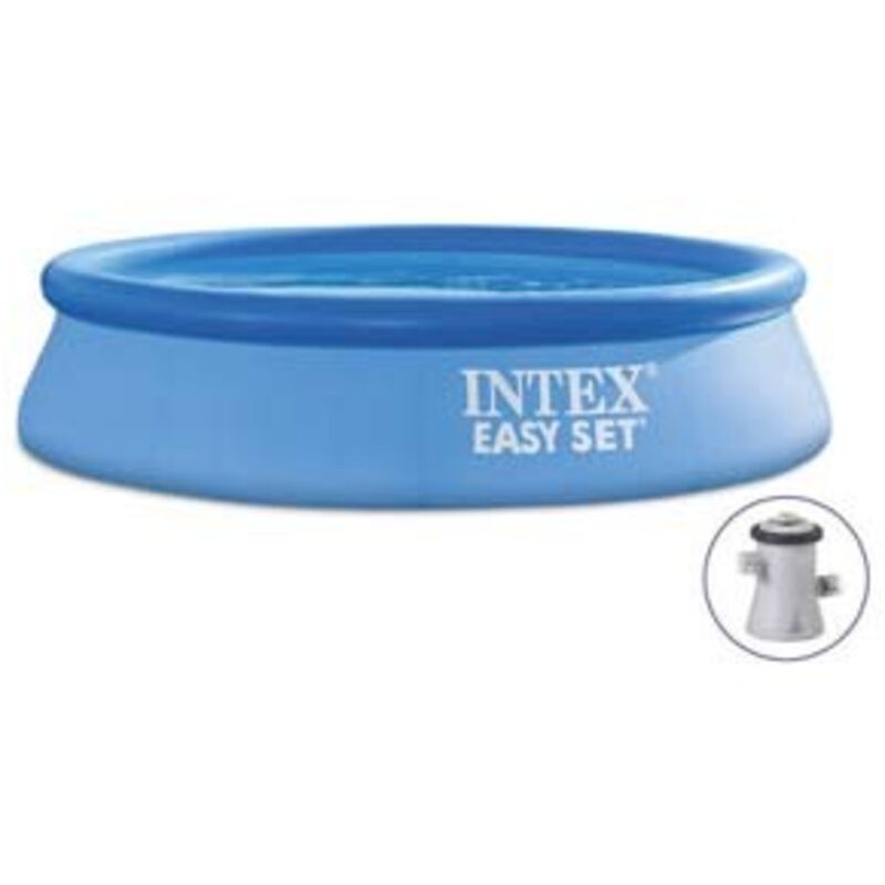 Piscina easy autoportante tonda cm.244x61h. - kg.8,50 - lt.2419 - filtro cartuccia (art.28108) 1 pezzi Intex
