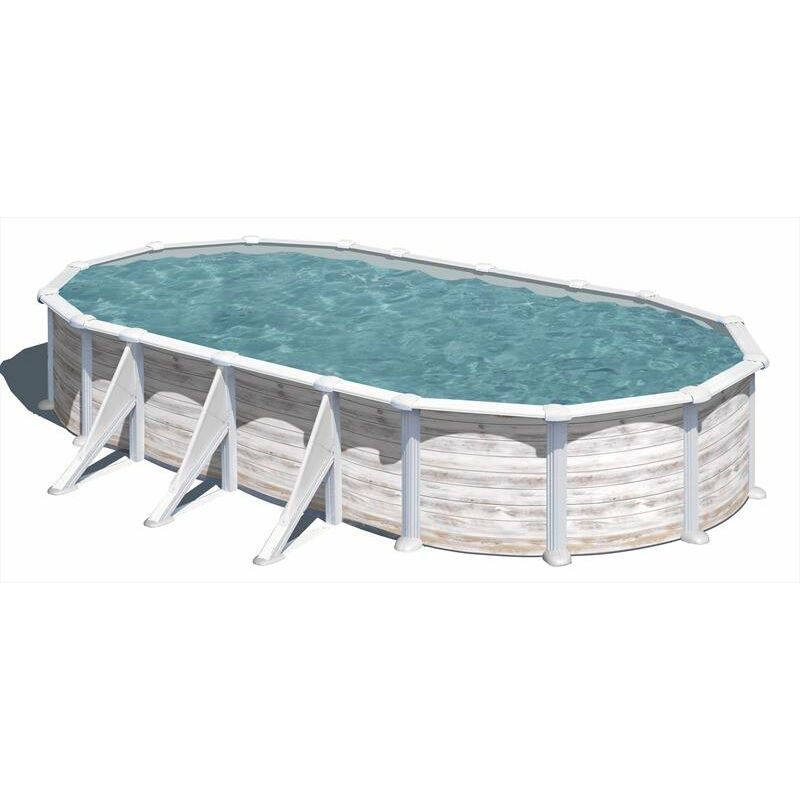 Piscina Gre Desmontable Groenlandia 730X375X122 Aspecto Nordico