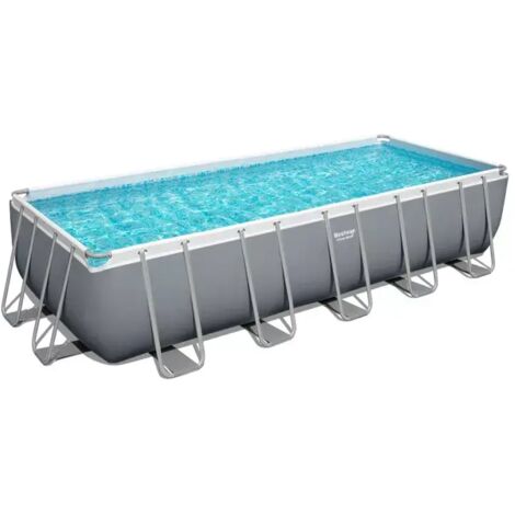 Piscina elevada rectangular Bestway 5612B Power Steel 640x274x132cm