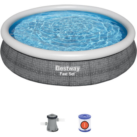 Piscina elevada redonda 366x76 cm Bestway Fast Set 57445