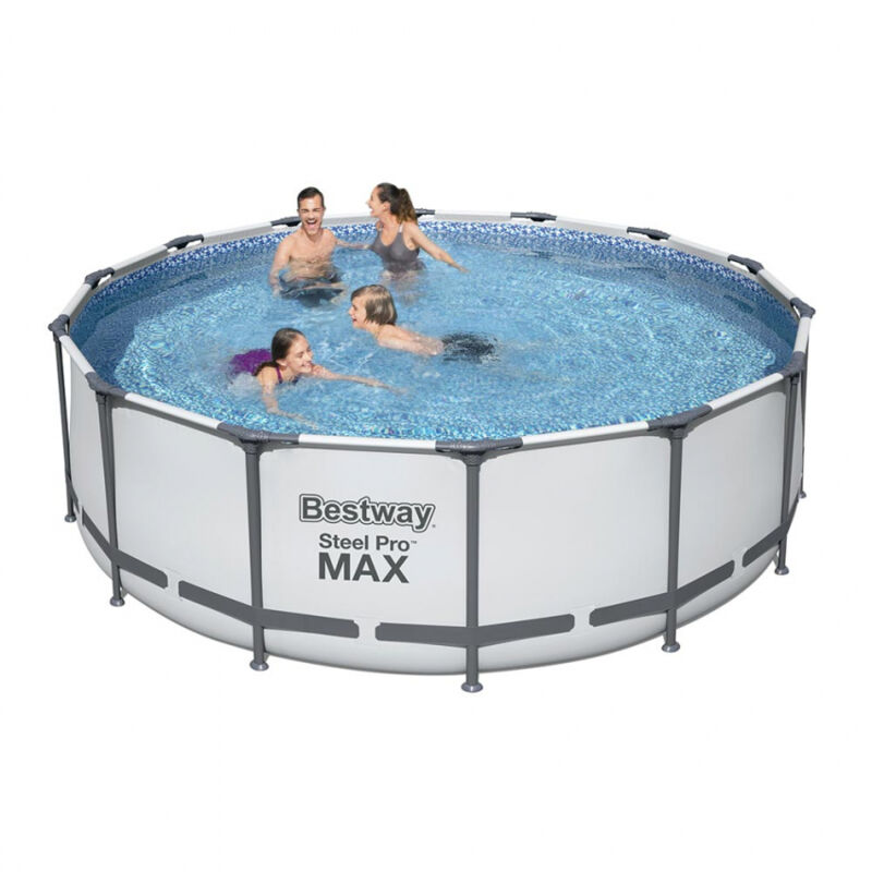 

Piscina elevada redonda 5612X Steel Pro Max 427x122cm Efecto Mosaico - Bestway