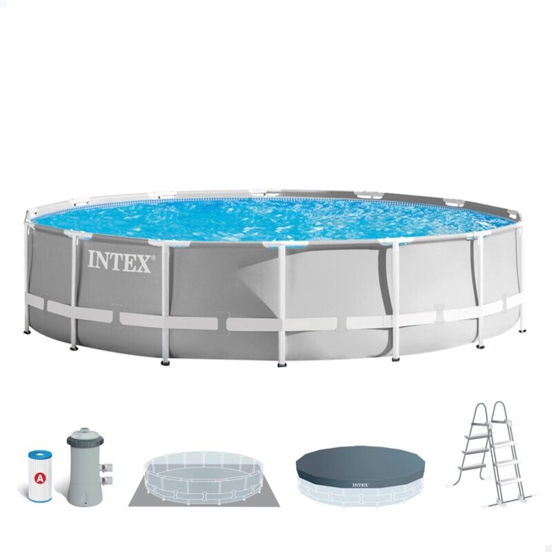 Intex - Piscina Desmontable Metal Frame + Depurador Ø 427 X 107 Cm Redonda - 55205
