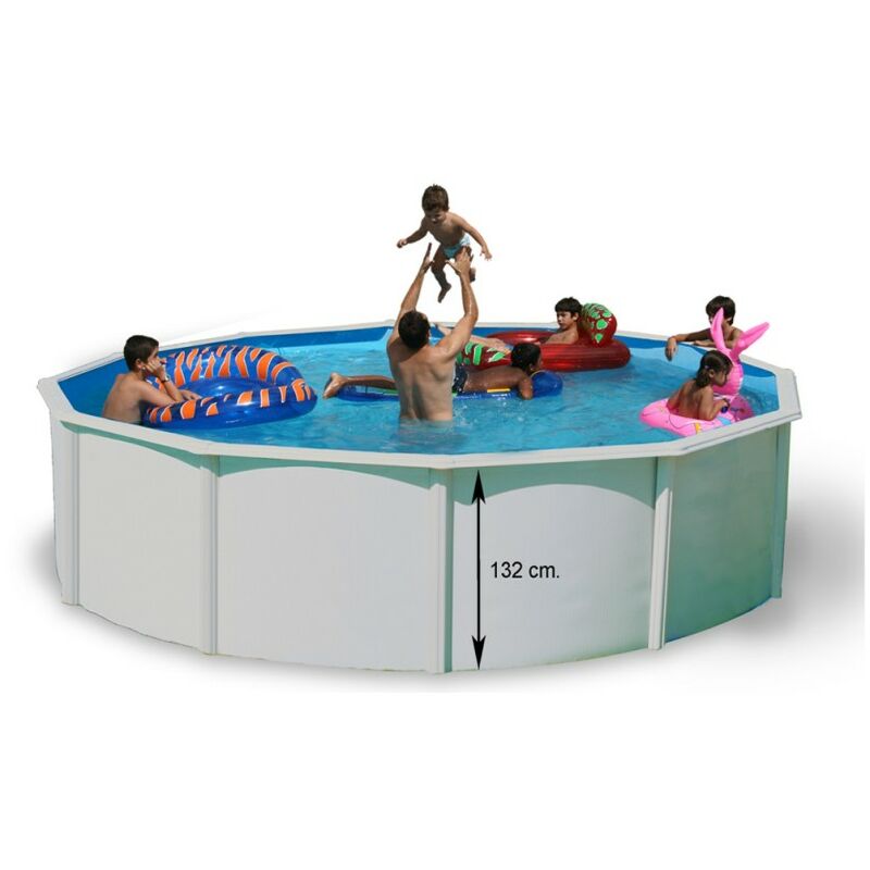 Piscina Elevada Toi Magnum 350X132 Cm Con Escalera De Seguridad Con Plataforma