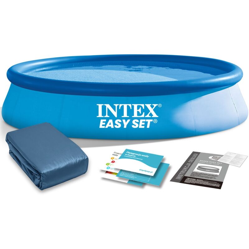 Piscina espandibile da giardino 366 x 76 cm 2 in 1 INTEX 28130