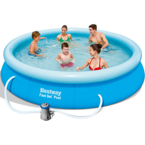 Piscina Fast Redonda con Filtro 1C 366 h 76 Bestway BW57274