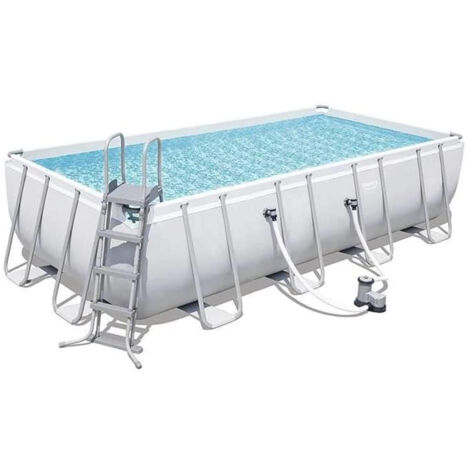 Piscina fuori terra Bestway 56670 Rettangolare Power Steel 488x244x122 cm