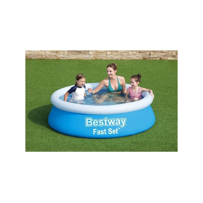 Trade Shop Traesio - Piscina Sobre Suelo Fast Set 183 X 51 Cm Hinchable Para Niños 940 Lt 57392