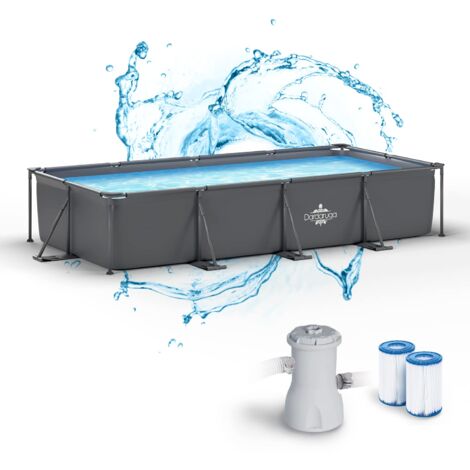 DARDARUGA Piscina Fuori Terra GALAPAGOS 450x220x84cm Con Accessori