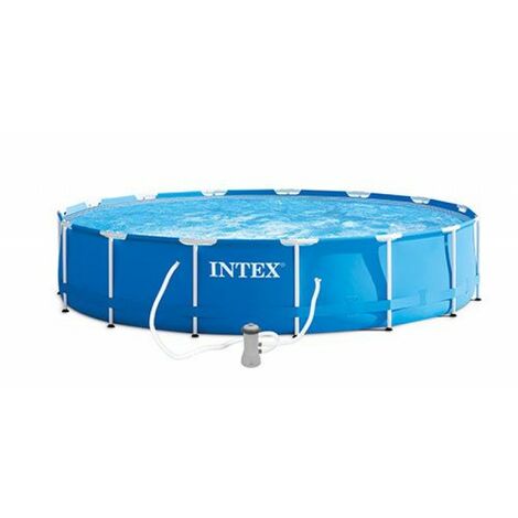 Piscina Fuori Terra Intex Metal Frame Rotonda 457x84 Cm