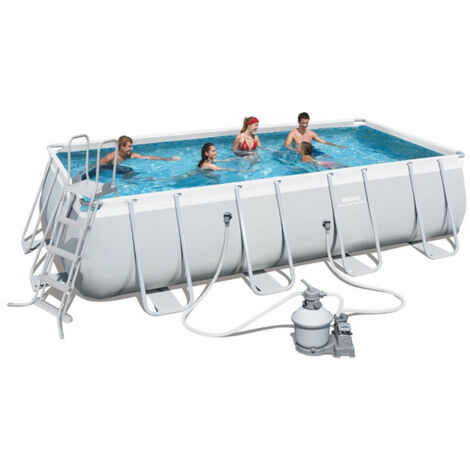 Piscina fuori terra Power Steel Rettangolare 56466 BESTWAY - CM.549x274x122H