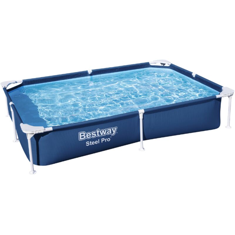 Bestway Steel Pro Rectangle Above Ground Pool 2.21 m x 1.50 m x 43 cm