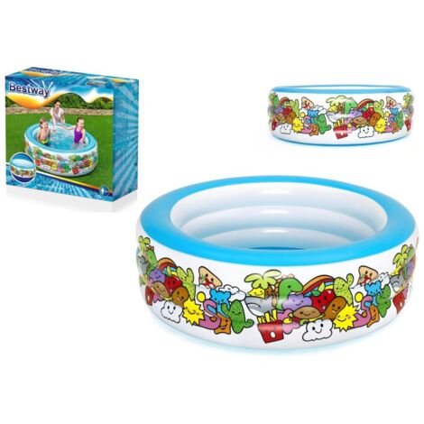 PISCINA GIOCO CON PERSONAGGI DISEGNATI 152 X 51 CM