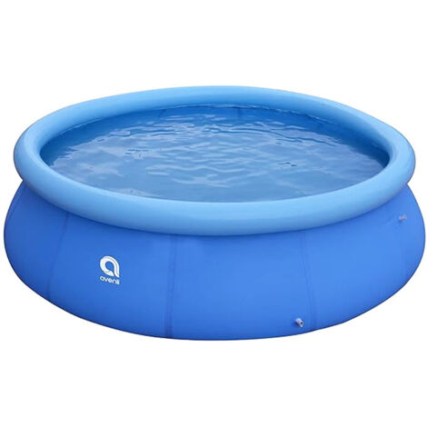 Piscina gonfiabile all'aperto rotonda fuori terra con Air Top per bambini o adulti 168 cm x 51 cm