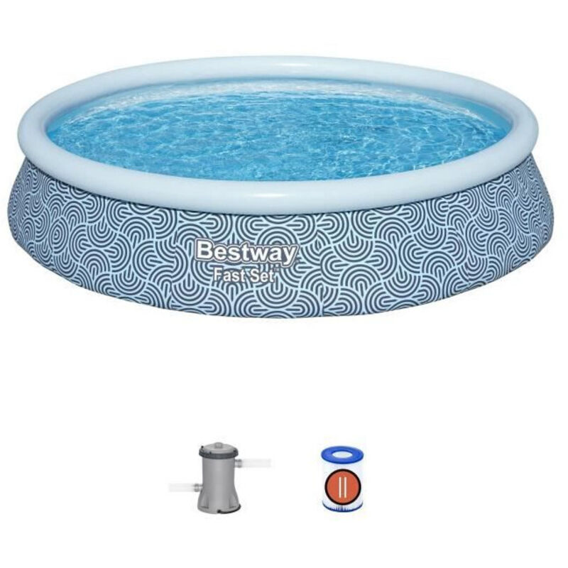 Piscina Gonfiabile Bestway Azzurro 396 X 84 Cm