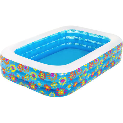 Piscina per Bambini Bestway Piccoli Astronauti 228x206x84 cm con Scivolo  dai 2 Anni in Su — Brycus