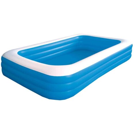 Piscina Gonfiabile da Giardino Rettangolare Con Cuscini 305 x 183 x 56 cm