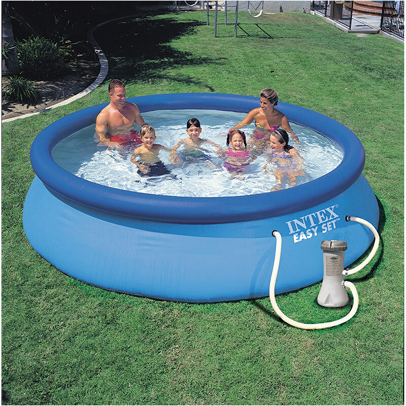 PISCINA GONFIABILE 'EASY SET' cm 244 x 61 lt 1942-pompa 1250 lt/h - INTEX