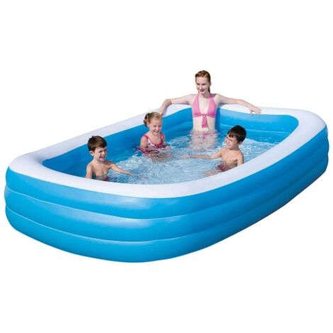 Piscina Gonfiabile Fuoriterra Autoportante Ovale Cm 305 183x305x56 Bestway 54009