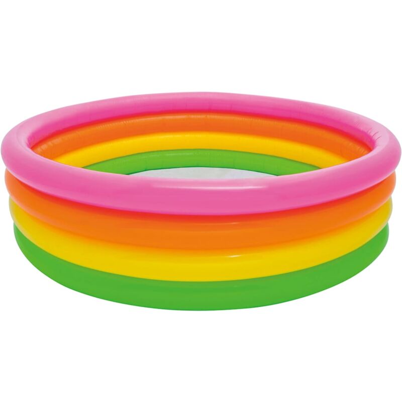 Intex - ntex Piscina Gonfiabile Sunset con 4 Anelli 168x46 cm