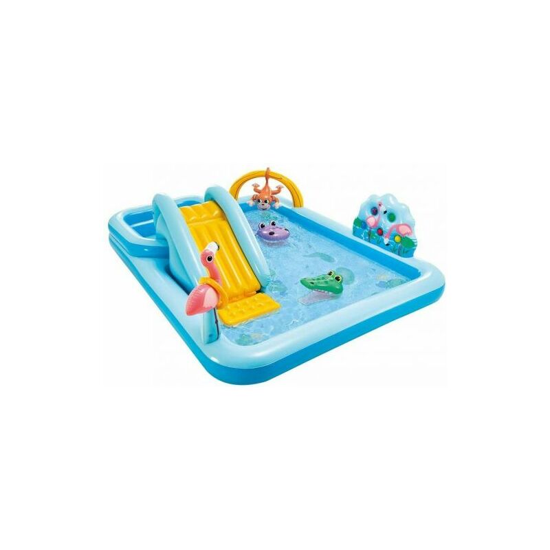 Intex - Piscina play center Jungle Giungla 57161 scivolo bambini gonfiabile