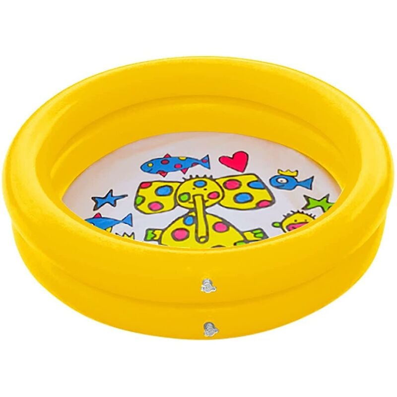 Piscina gonfiabile per bambini - Portatile - 65 cm - Giallo