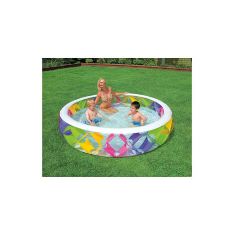 PISCINA GONFIABILE TONDA FONDO SOFT INTEX CM. 229X56H