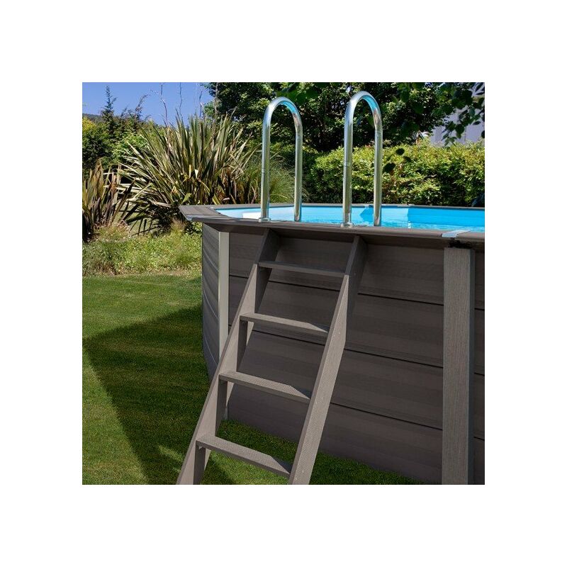 Gre - Piscina Composite Ovalada Kpcov66L Avantgarde 664X386X124 Cmts Con Foco