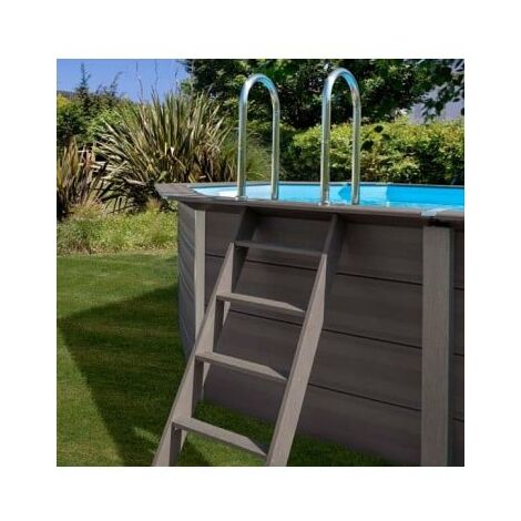 PISCINA GRE RECTANGULAR COMPOSITE AVANTGARDE KPCOR60L 606X326X124 CMTS CON FOCO