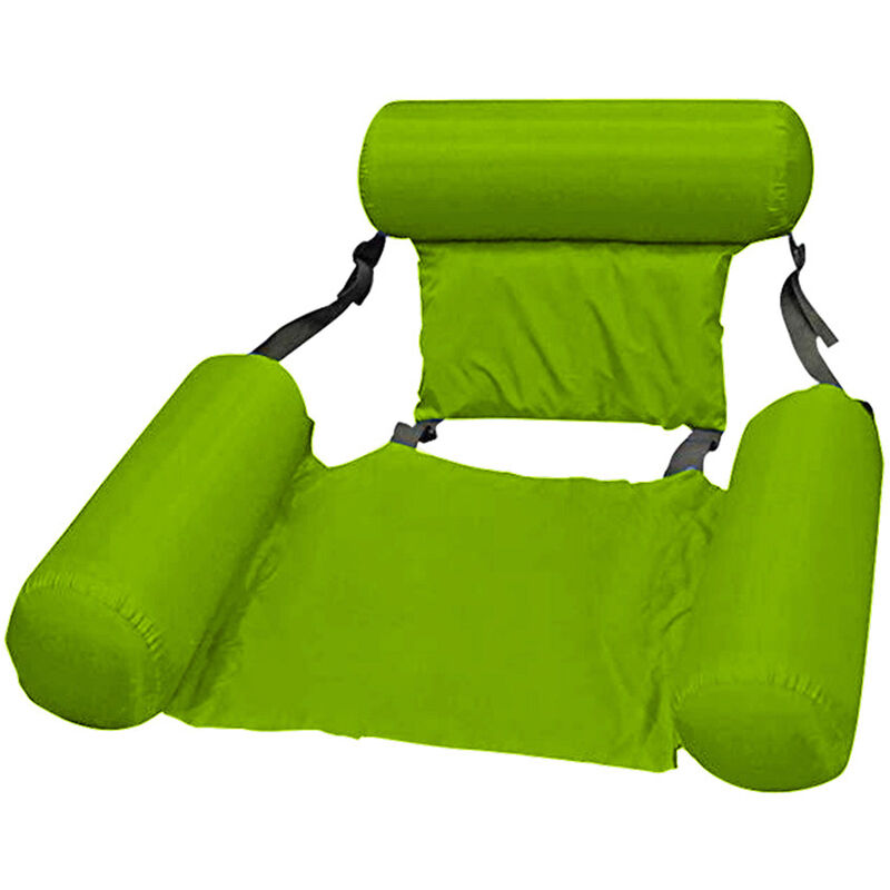 

Piscina Hamaca de agua Flotadores inflables Sofa Cama Hamaca de piscina multiusos Balsas inflables Drifter Cama flotante,Verde