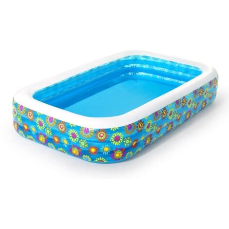 Piscina hinch rect 305x183x56cm fam 1302lt fondo mar bestway