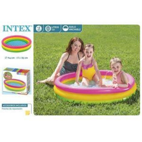 Piscina hinch.3 aros colores 114x25