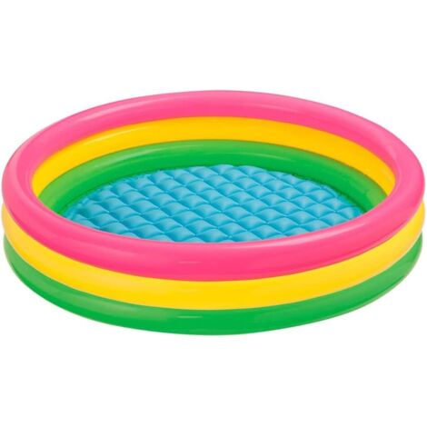 Piscina Hinchable 3 Aros Sunset 147x33 cm, 275 litros