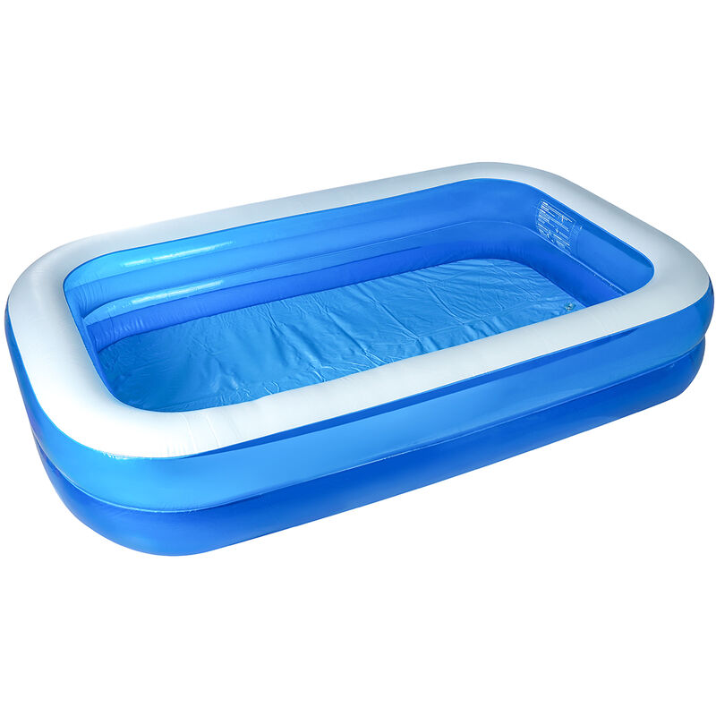 Maerex - Piscina Hinchable 3 Capas Pvc Rectangular 265 X 175 X 58 Cm