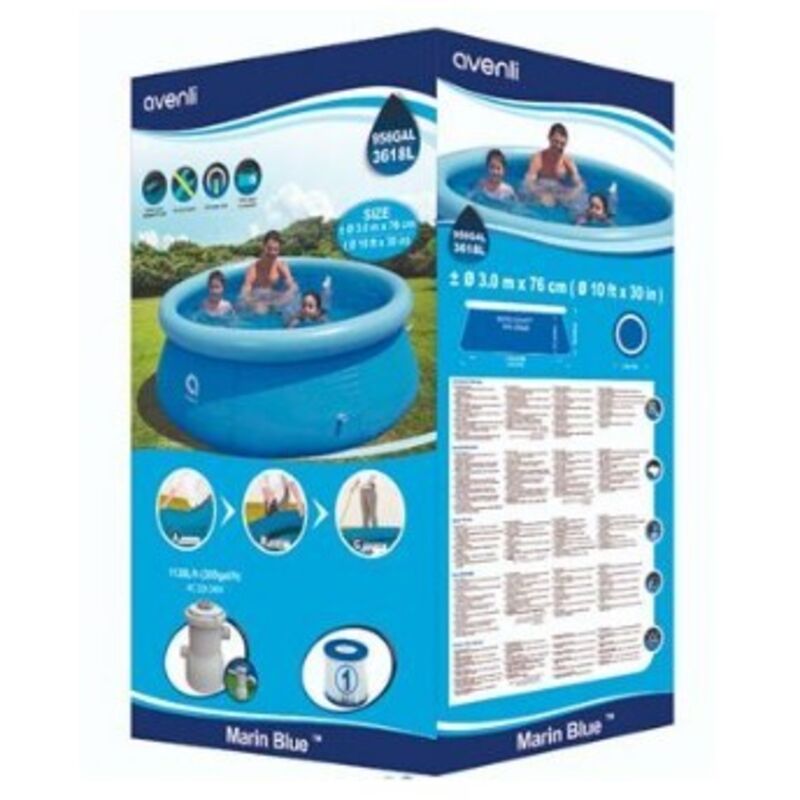 Jilong - Piscina Hinchable 300 X 76 Cm 3.700 L Jiliong