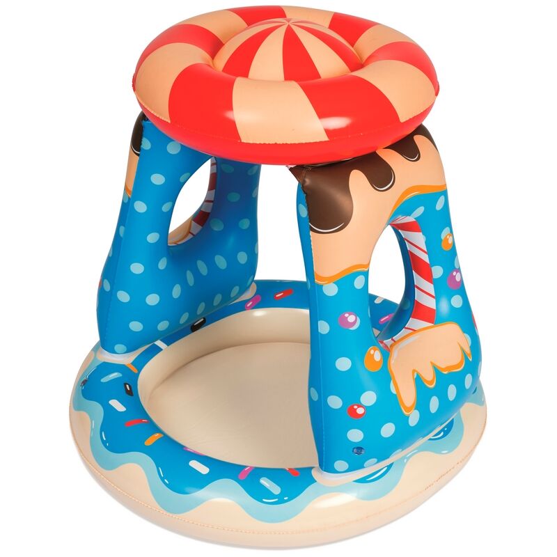 

Piscina hinchable con techo de casa de caramelo para + 2 años de Ø 91x89 cm