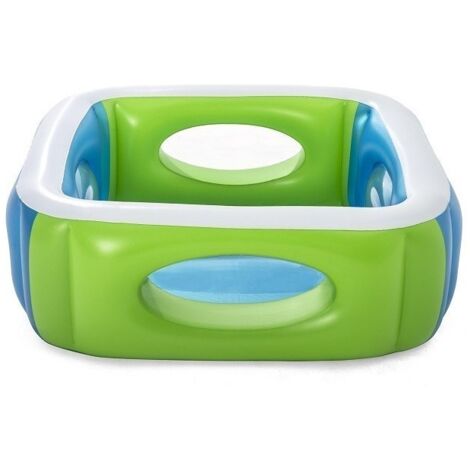 Piscina hinchable 168x168x56cm infantil bestway plastico window cuadrada 51132   115484